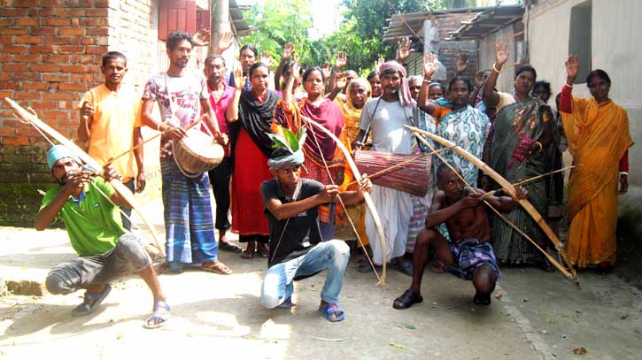 ঐতিহাসিক সাঁওতাল ও কৃষক বিদ্রোহ দিবস পালিত