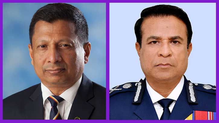 নতুন আইজিপি আবদুল্লাহ আল-মামুন, র্যাব মহাপরিচালক খুরশীদ হোসেন নতুন আইজিপি আবদুল্লাহ আল-মামুন, র্যাব মহাপরিচালক খুরশীদ হোসেন