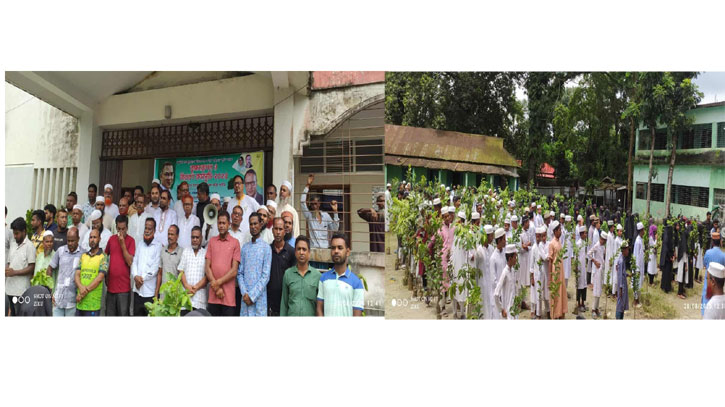 ঈশ্বরগঞ্জে শহীদদের স্মরণে বৃক্ষরোপণ ও চারা বিতরণ ঈশ্বরগঞ্জে শহীদদের স্মরণে বৃক্ষরোপণ ও চারা বিতরণ