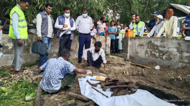 গৌরীপুরে প্রায় ৩৮মাস পরে স্ত্রীর মামলায় কবর থেকে স্বামীর লাশ উত্তোলন