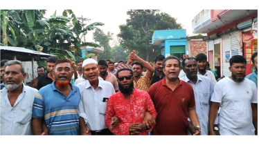 বিএনপি’র ৩১ দফা বাস্তবায়নের লক্ষে গৌরীপুরে বিএনপির মিছিল