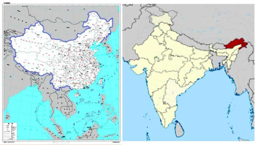 ভারতের অরুণাচল প্রদেশ অন্তর্ভূক্ত করে নতুন মানচিত্র চীনের