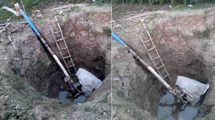 নিচে নামছে পানির স্তর নিচে নামছে পানির স্তর