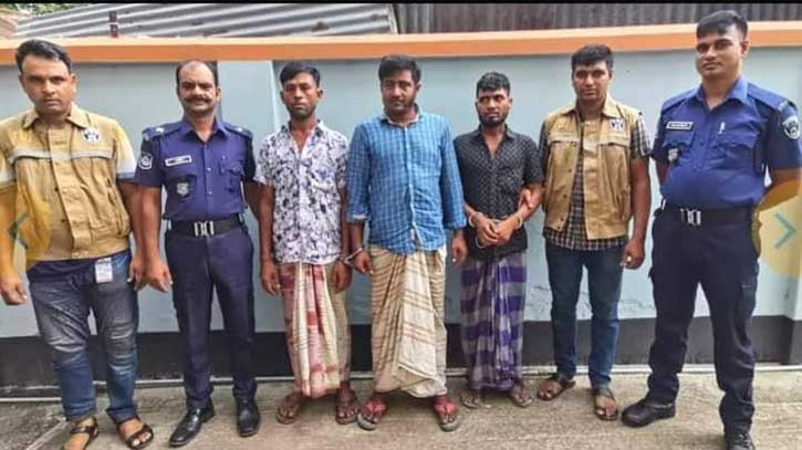 সলঙ্গায় স্কুলছাত্র রাশিদুল হত্যাকাণ্ডের রহস্য উদ্ঘাটন, নারীসহ গ্রেপ্তার ৪ সলঙ্গায় স্কুলছাত্র রাশিদুল হত্যাকাণ্ডের রহস্য উদ্ঘাটন, নারীসহ গ্রেপ্তার ৪