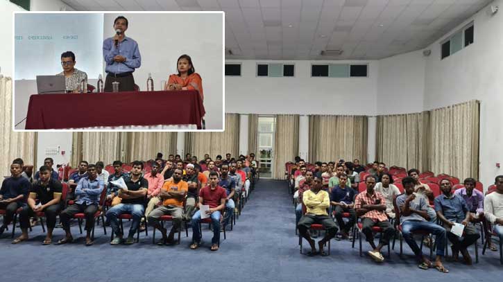 মালদ্বীপে উকুলহাস আইল্যান্ডে হাইকমিশনের প্রতিনিধিদল