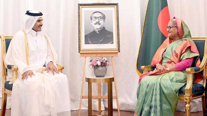 বাংলাদেশের স্থিতিশীলতার প্রশংসায় কাতারের প্রধানমন্ত্রী বাংলাদেশের স্থিতিশীলতার প্রশংসায় কাতারের প্রধানমন্ত্রী